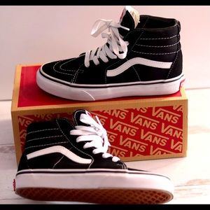 Kids Vans sneakers - black and white